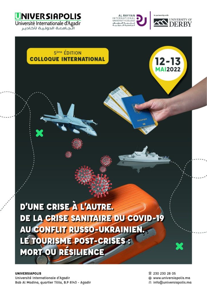 5ème édition du Colloque international le 12 et 13 mai 2022
